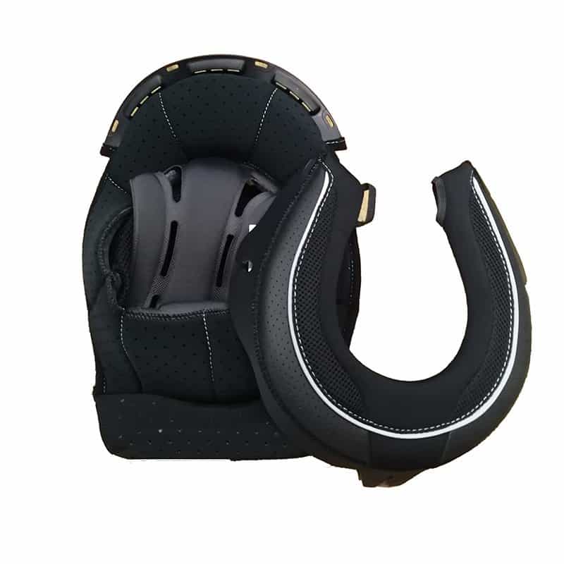 Helmet liner for Caberg Levo / Levo X helmets, offering comfort and internal protection.