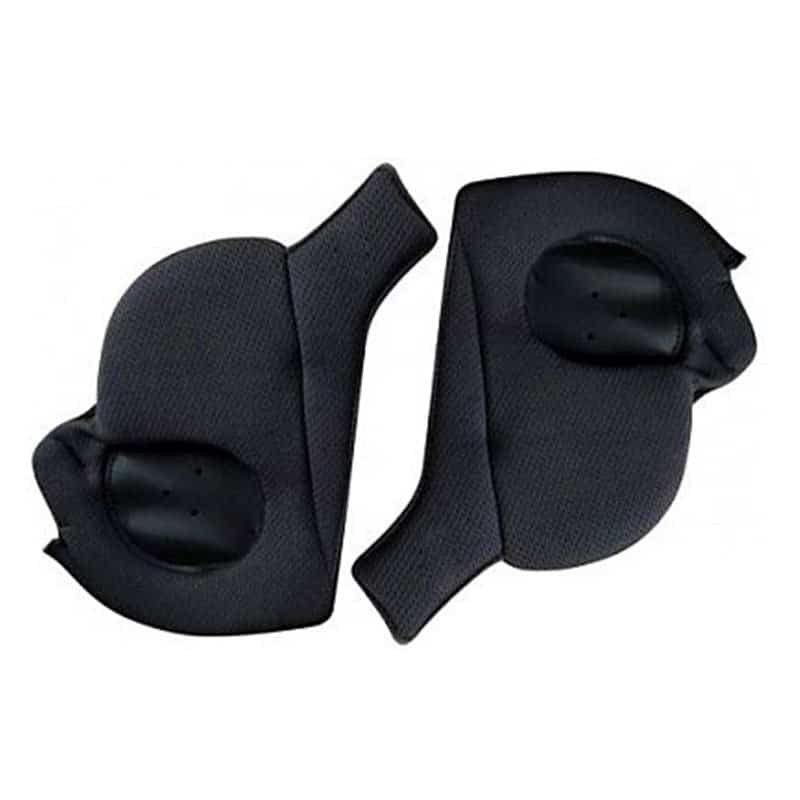 Kit guanciali removibili per casco Caberg Horus, comfort e facile manutenzione.