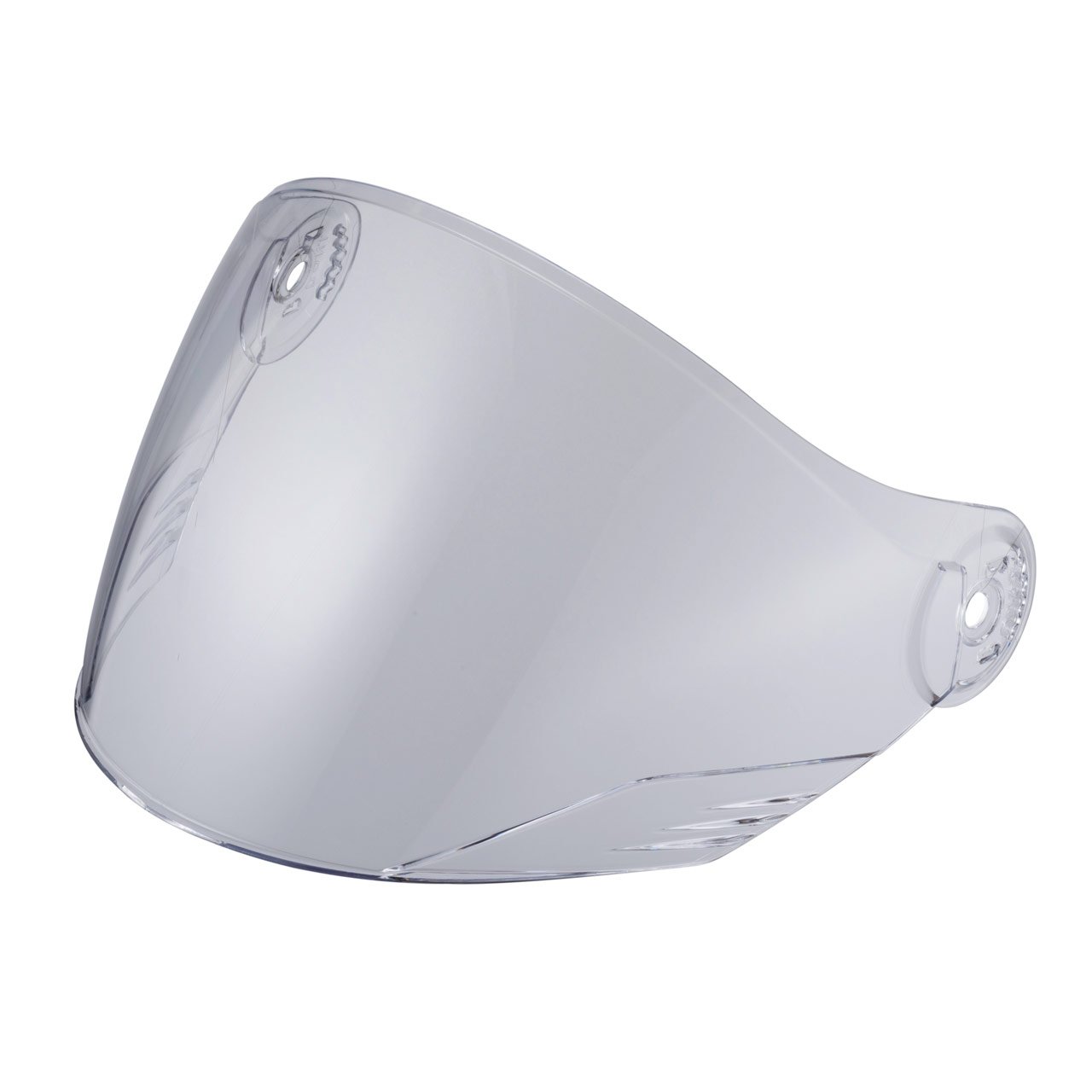 Visiera trasparente antigraffio omologata per casco Caberg Riviera V4, offre una visione chiara e sicura.