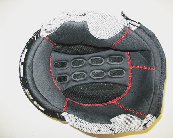 Kit-interno-lavabile-MY15 Kit interno lavabile MY15 per casco Caberg RIVIERA V2 e V2+, vista dall'alto