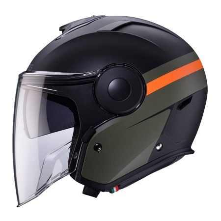 Soho-Zephyr-Matt-black-Military-green-Orange-profile