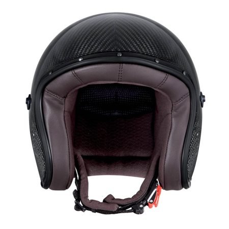 jet-freeride-x-carbon-frontale Casco jet Caberg Freeride X Carbon, dettaglio frontale