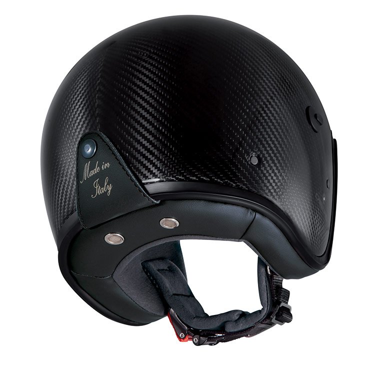 Casco jet Caberg Freeride X Carbon, dettaglio posteriore