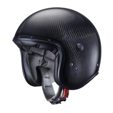 jet-freeride-x-carbon-tre-quarti Casco jet Caberg Freeride X Carbon, finitura nero opaco e inserti carbonio, vista tre quarti