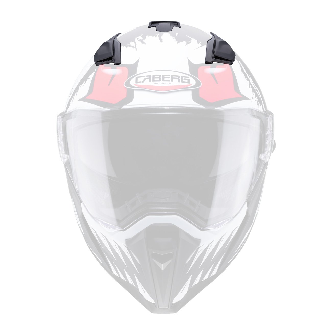 Kit aeratore superiore per casco Caberg Jackal, progettato per un'areazione efficiente.