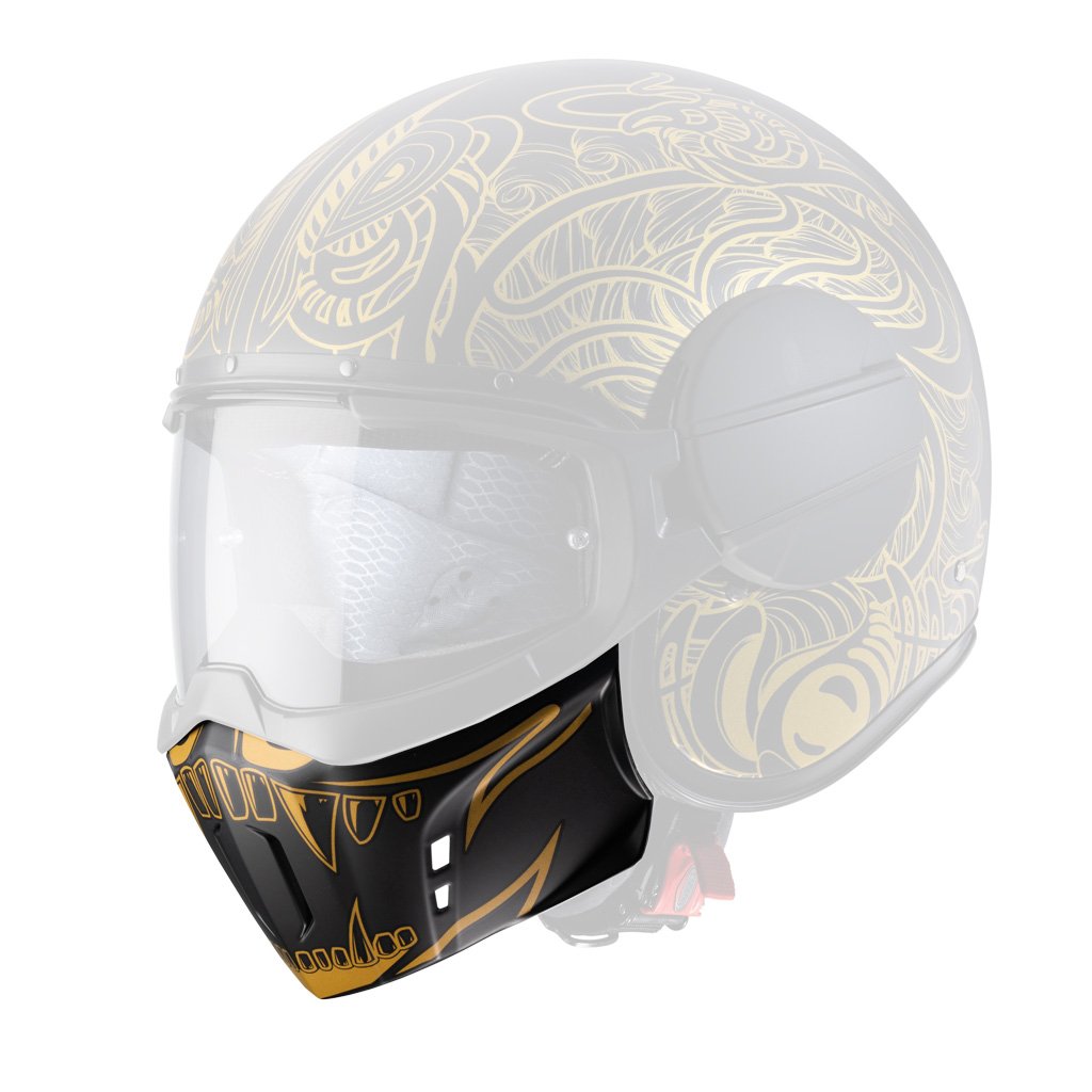 Chin guard Ghost Maori oro