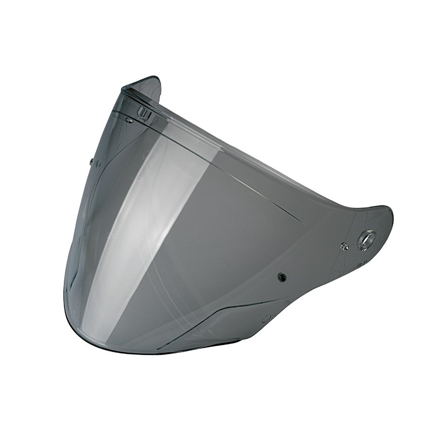 Visiera fumé 35-40% antigraffio per casco Caberg SOHO, vista tre quarti, omologata