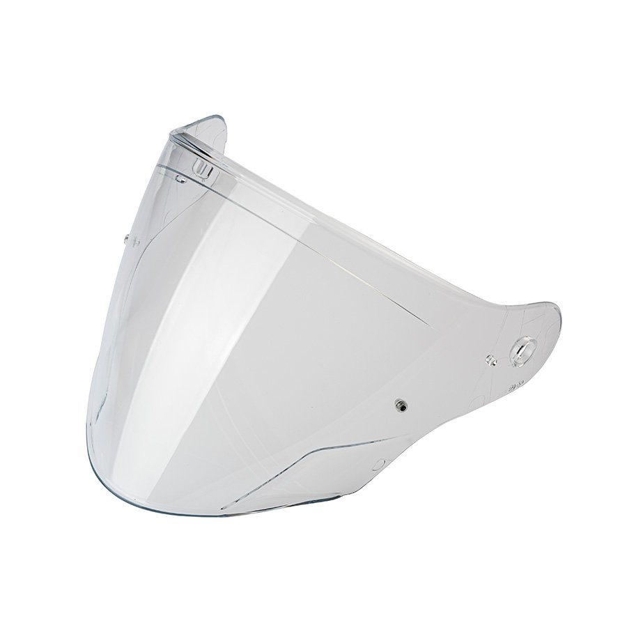Visiera trasparente antigraffio per casco Caberg SOHO, vista tre quarti, omologata